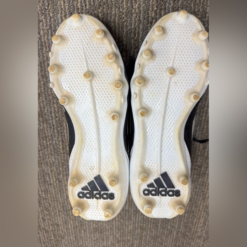 Adidas Adizero Football Cleats – Black & White - Picture 3 of 4